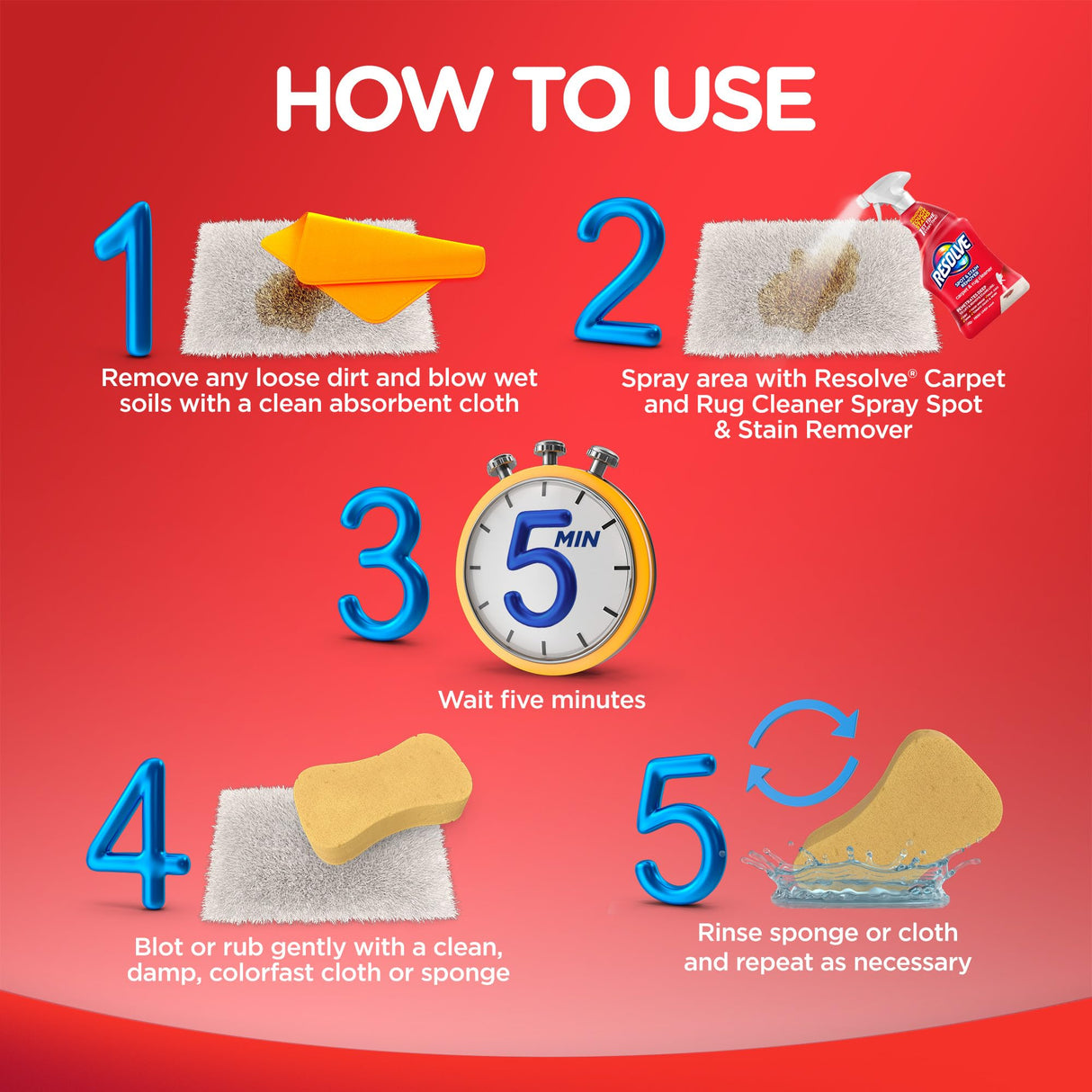 22OZ Resolve Carpet Cleaner