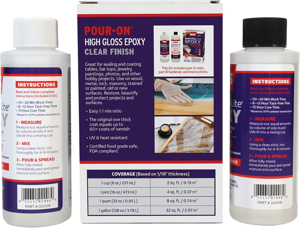 Envirotex Light High Gloss Wood Polish Kit