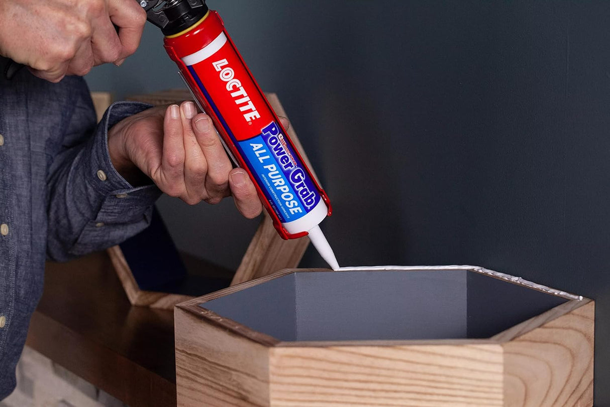 Loctite Power All Purpose Construction Adhesive, White, 9 oz