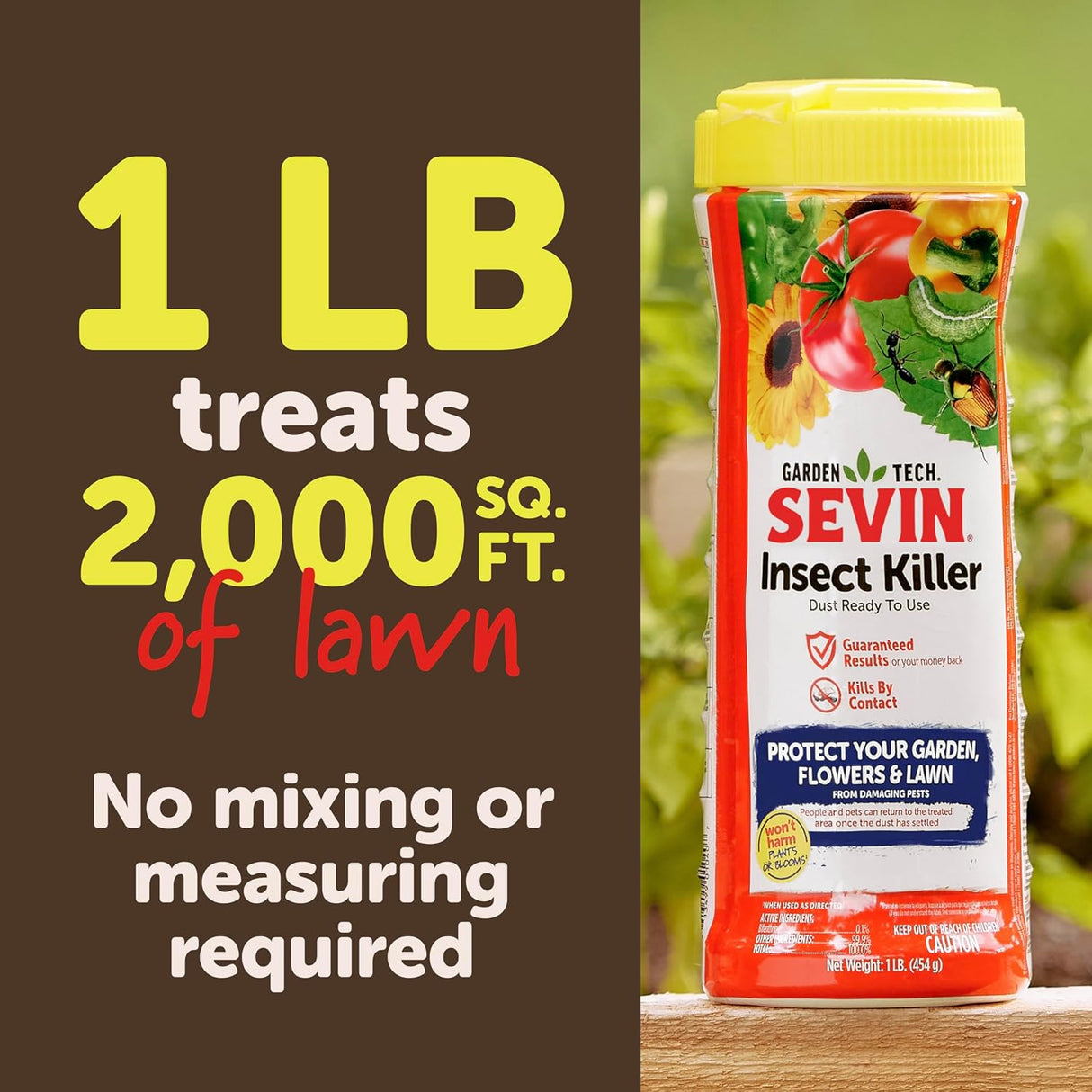 Sevin Ready to Use Insect Killer Powder - 454g