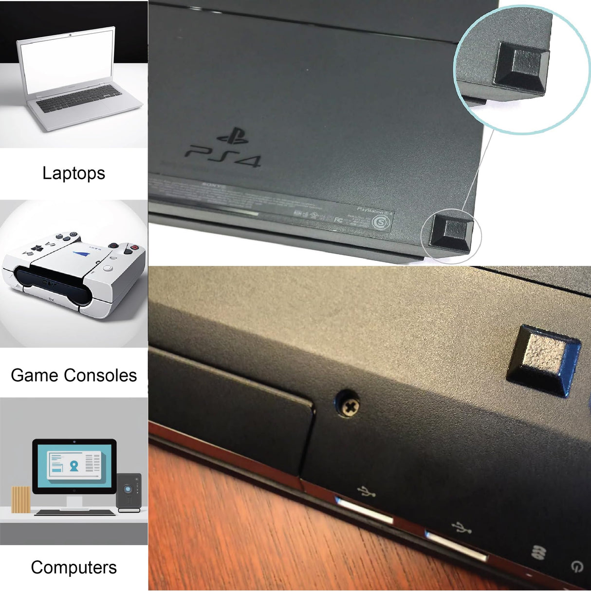 وسادات مصدات لاصقة من ترو جارد ، عبوة من 9 قطع ، مقاس 1/2 بوصة، شفافة
