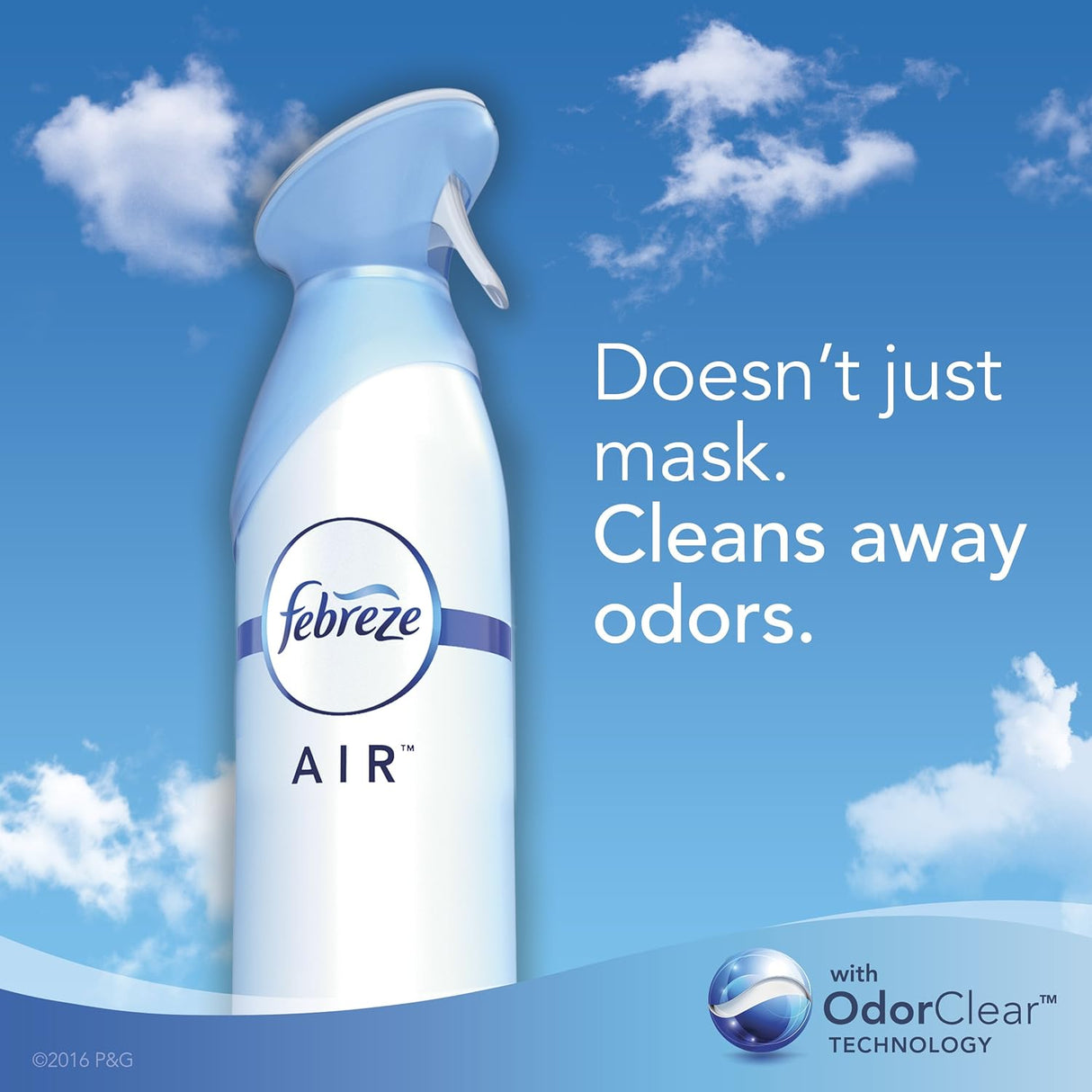 Febreze Air Freshener Eliminates Odors, Heavy Duty Cleaner, 9 oz