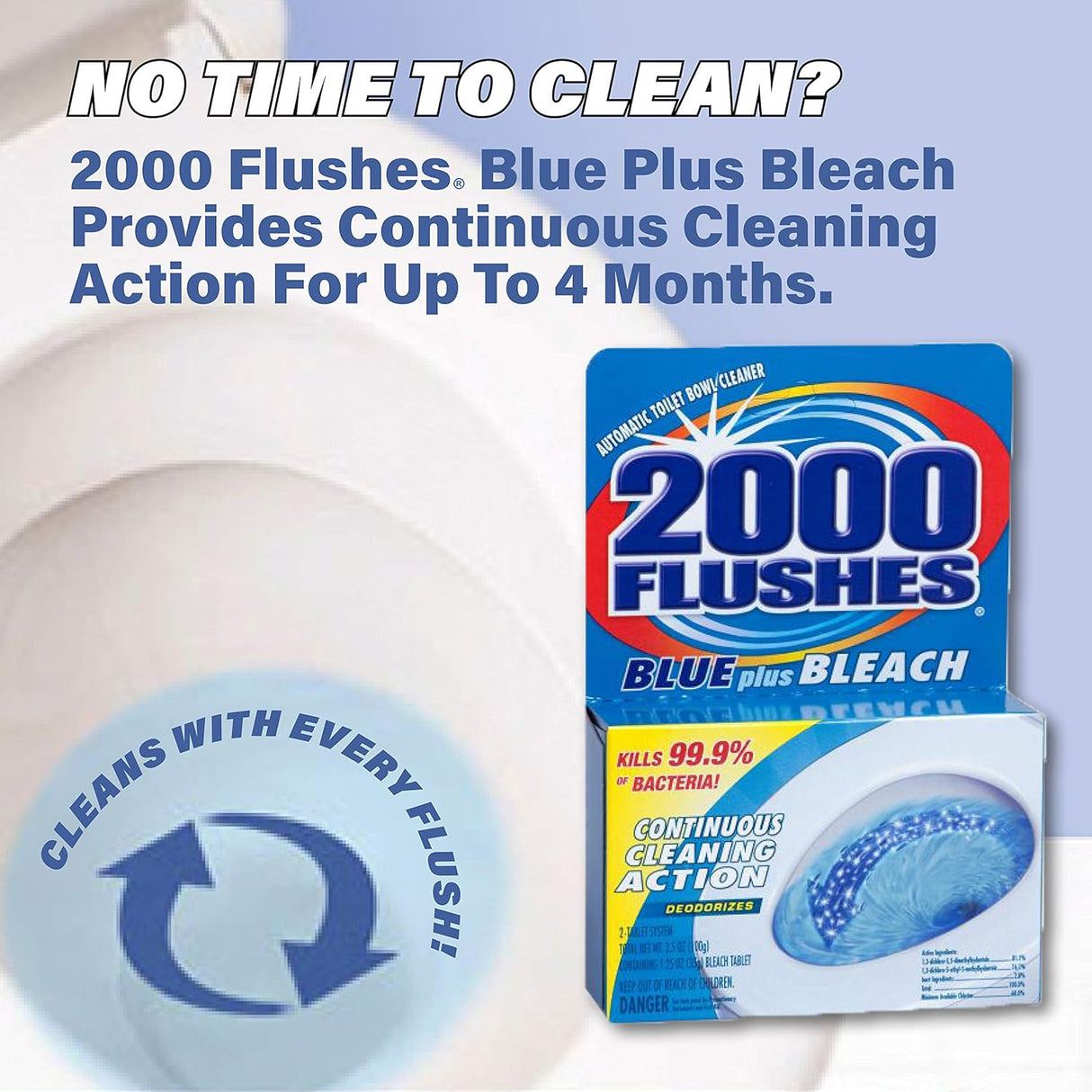 Blu/Bleach 2000 Flushes