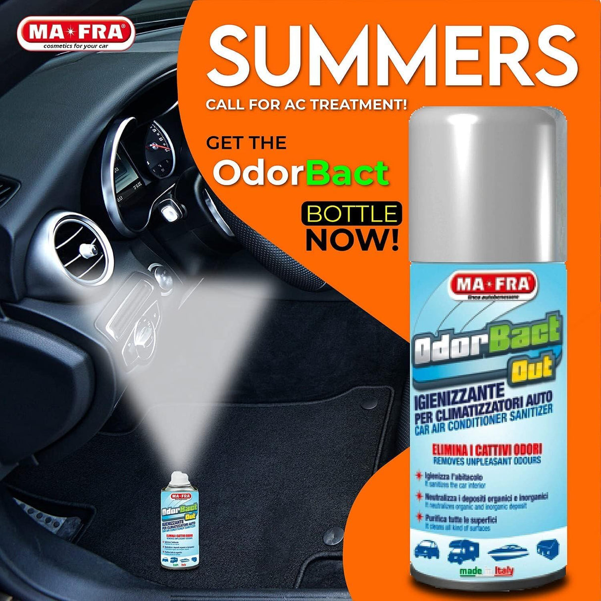 Mafra Odorback Out Cycle Sanitizer 150ml