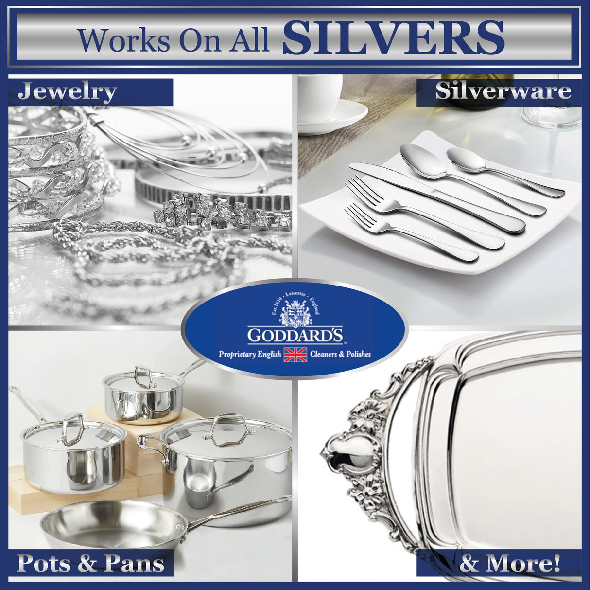 منظف فوم لتلميع الفضة من جوداردز، 6 أونصة