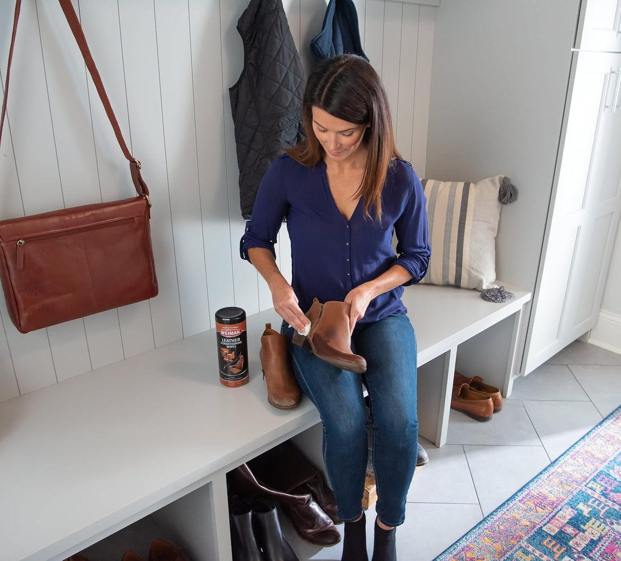 مناديل مبللة لتنظيف وترطيب الجلد من ويمان، 30 قطعة