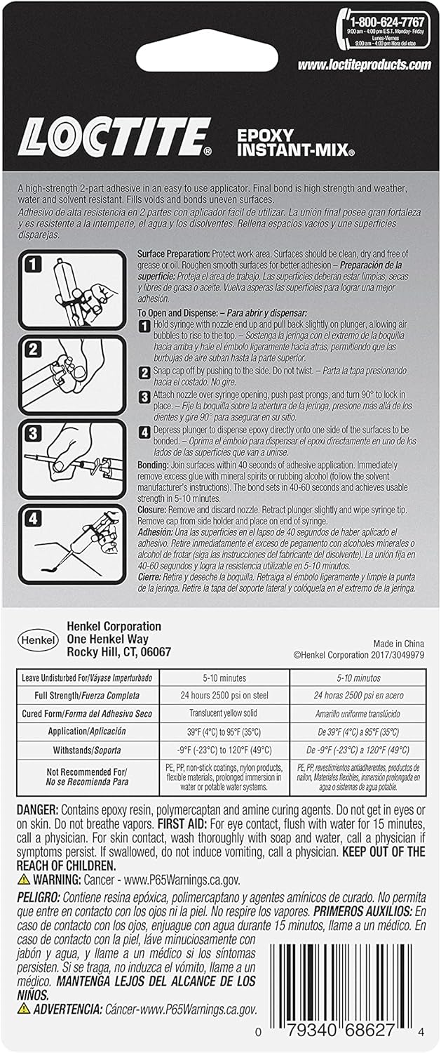 Loctite Instant Epoxy Glue, 47 oz