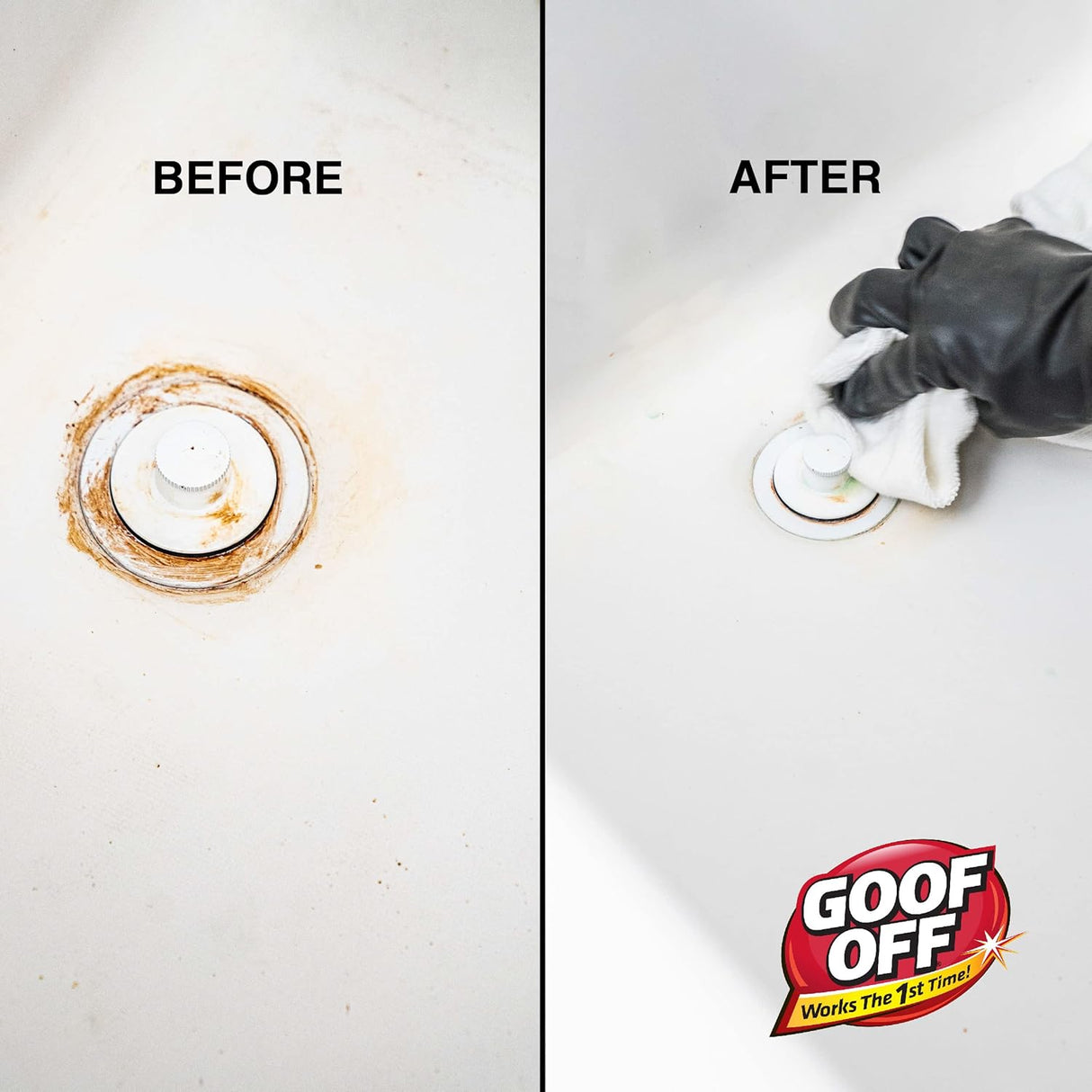 Goof Off Rust Aid Bathroom Rust Remover Spray Gel, 651 ml