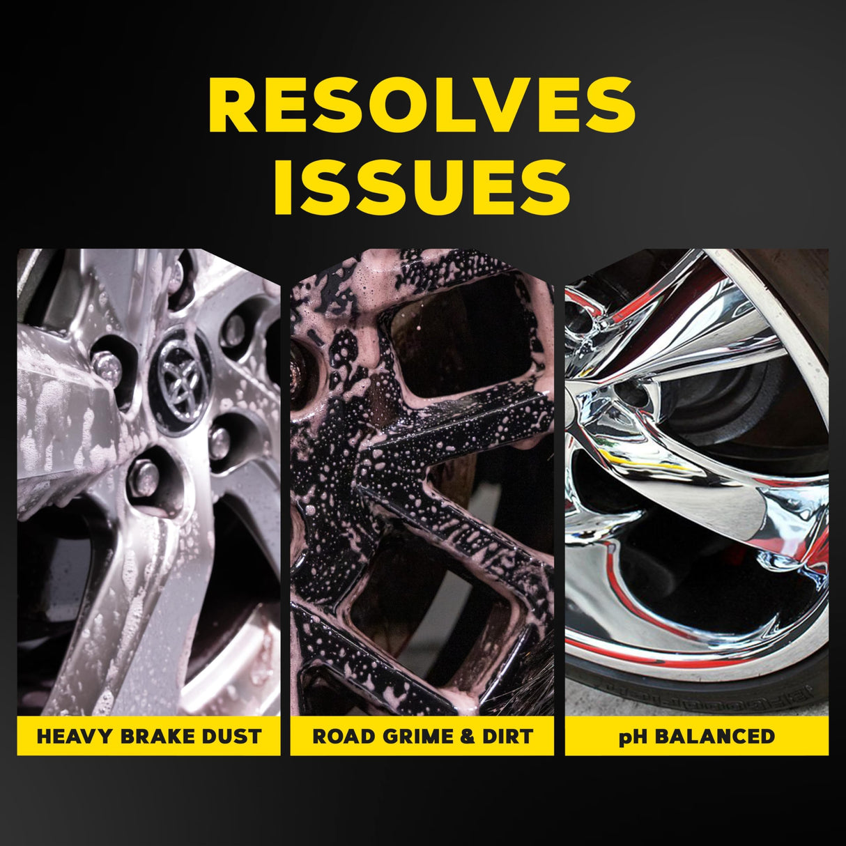 ماجوايرز ألتيميت – سبراي منظف لجميع الإطارات لتنظيف عميق وإزالة الأوساخ العنيدة – ٧٠٩ مل