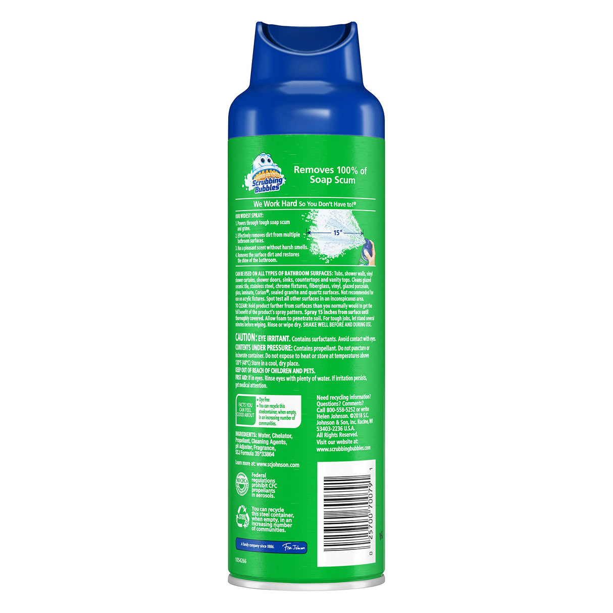 Johnson's Scrubbing Bubbles Bathroom Cleaner Spray, 20 oz