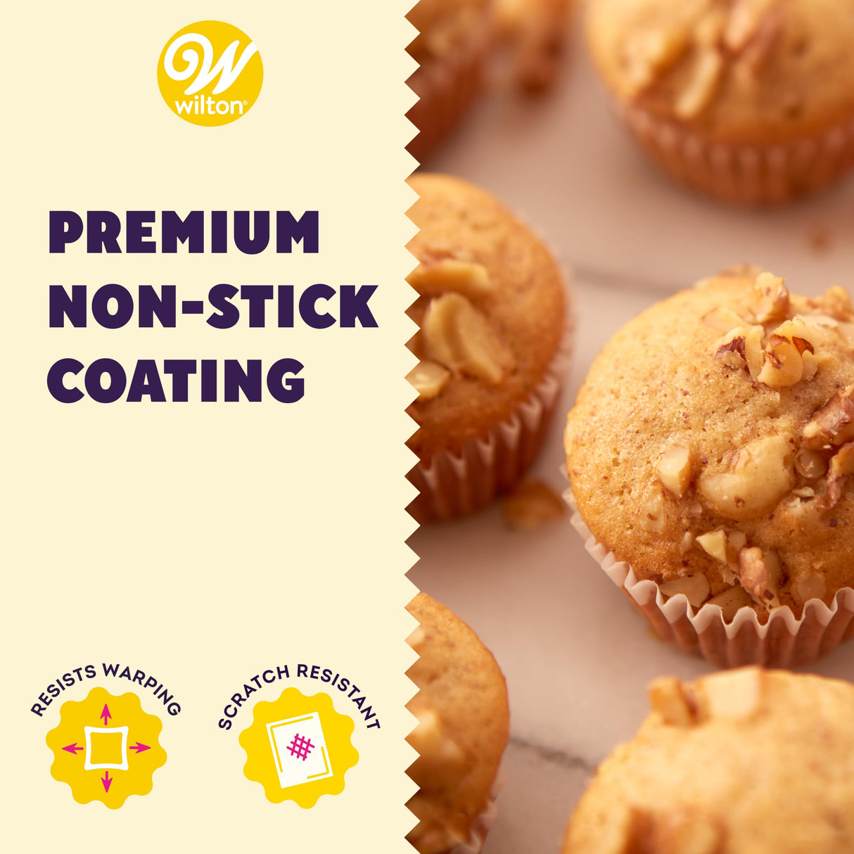 Wilton Perfect Results Premium Non-Stick Mini Muffin and Cupcake Pan, 24-Cavity