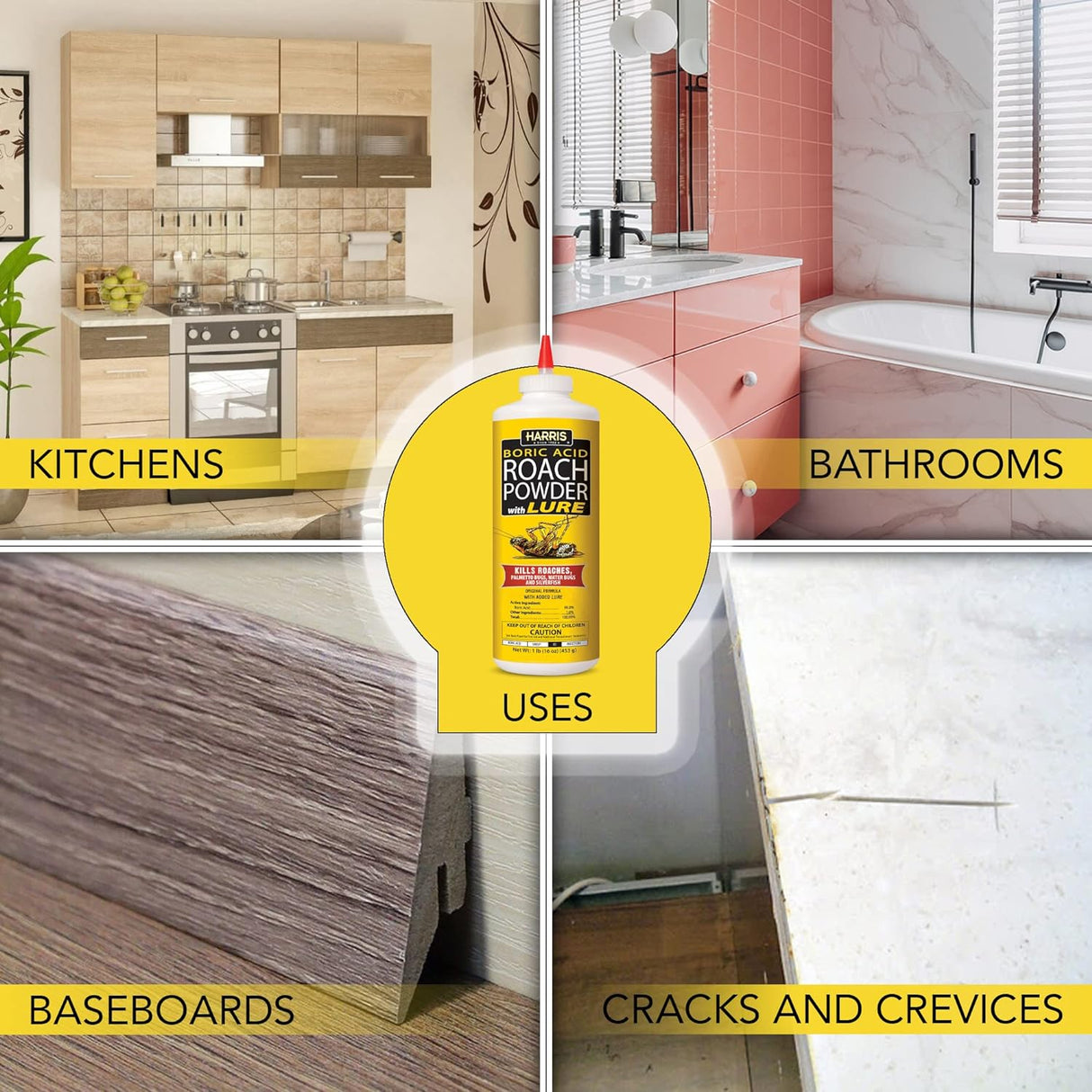 16oz Boric Acid Powder