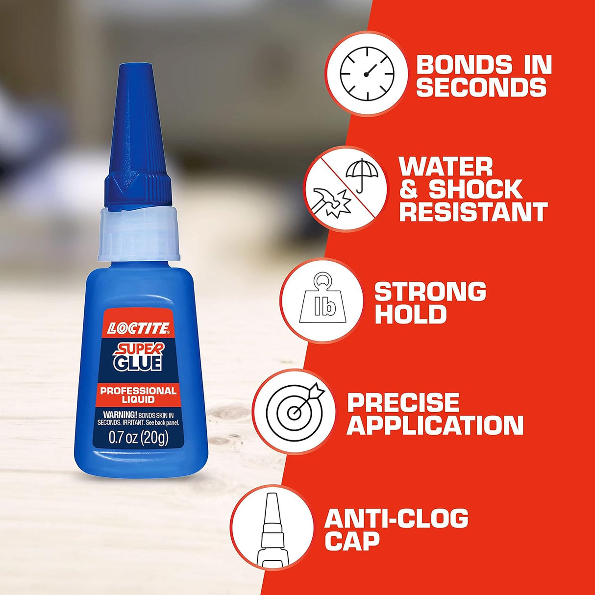Loctite Liquid Glue, Fast Setting, 20g