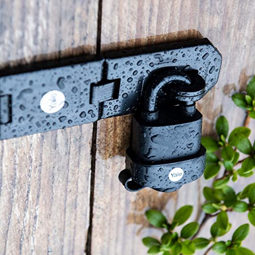 Yale Weatherproof Padlock 51 mm Black PVC