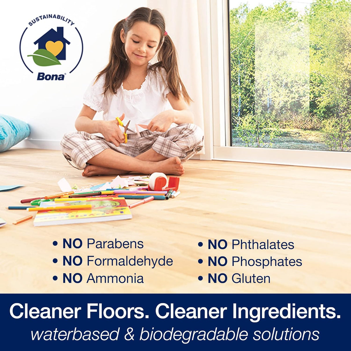 Hardwood Floor Cleaner - Hard-Floor Cleaning Machine Formulation, 64oz
