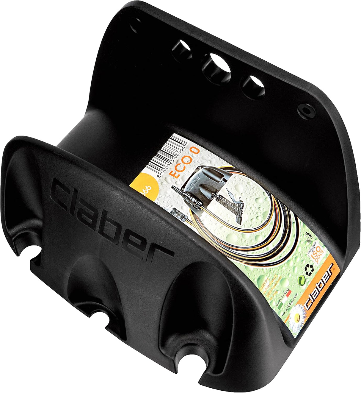 HOSE HANGER ECO WALL BLACK CLABER