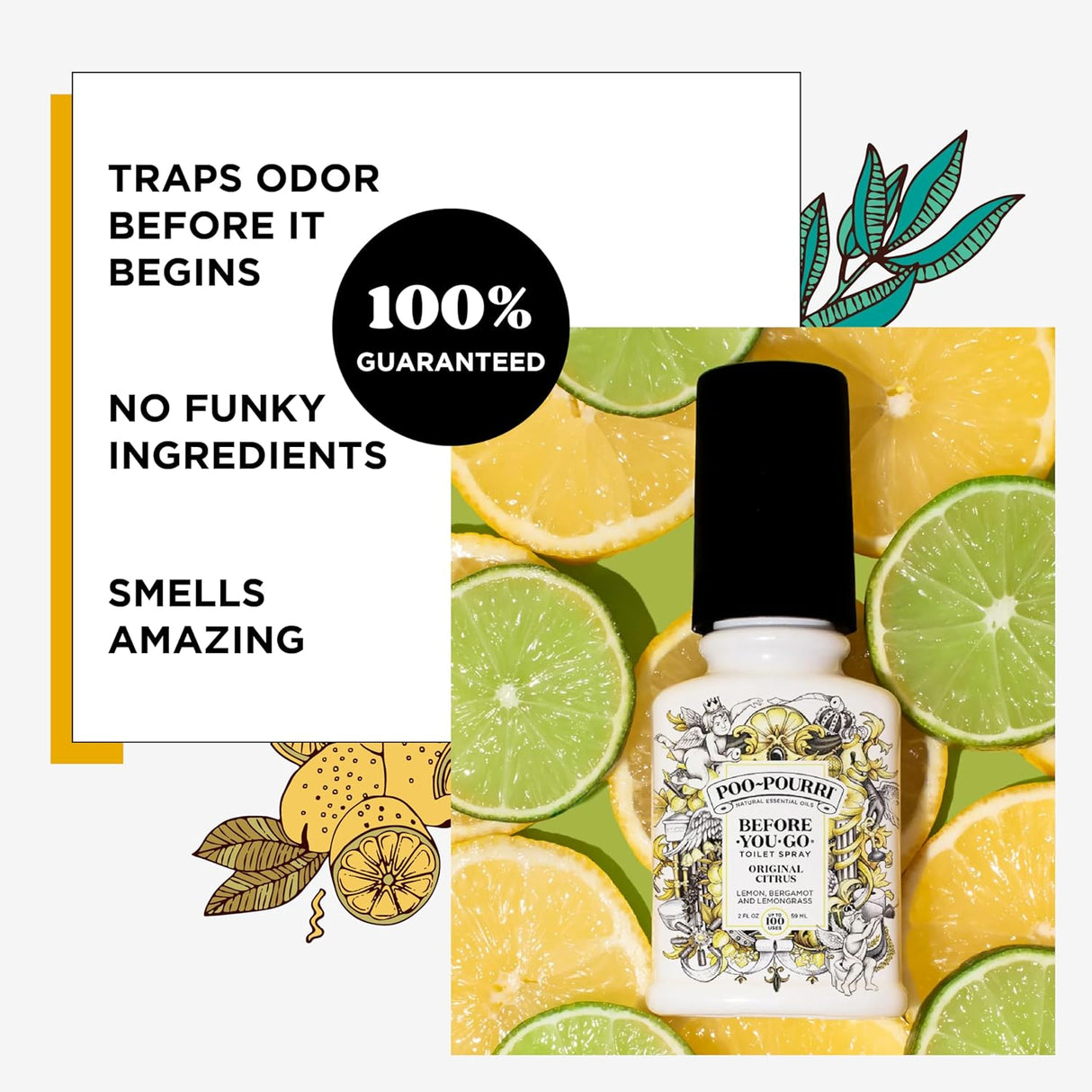 Poo-Pourri Original Citrus Toilet Spray – 59 ml
