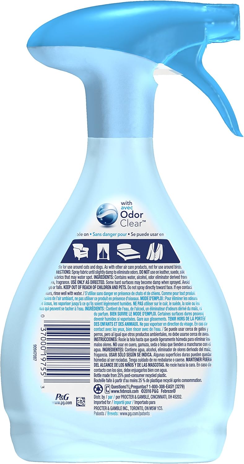 معطر الأقمشة فيبريز لازالة الروائح الكريهة من الحيوانات الأليفة، 27 أونصة