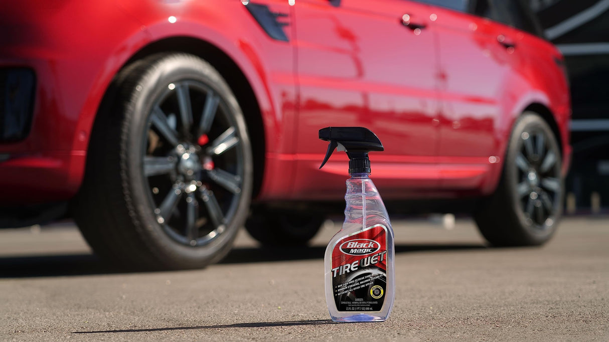 سبراي تنظيف الاطارات رطب من بلاك ماجيك - 680 مل