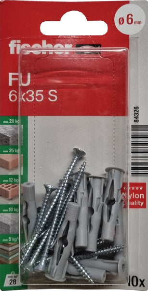 Fisher KS Blister View Universal Plug Set - Grey