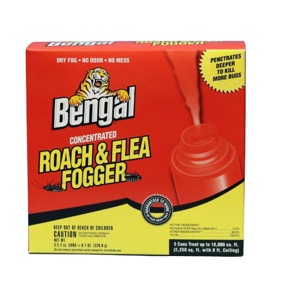 Bengal Roach & Flea Spray 2.7 oz 3 Pack