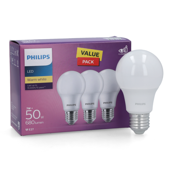 3PCS ESS LEDBulb 7W E27 3000K 230V GEN5