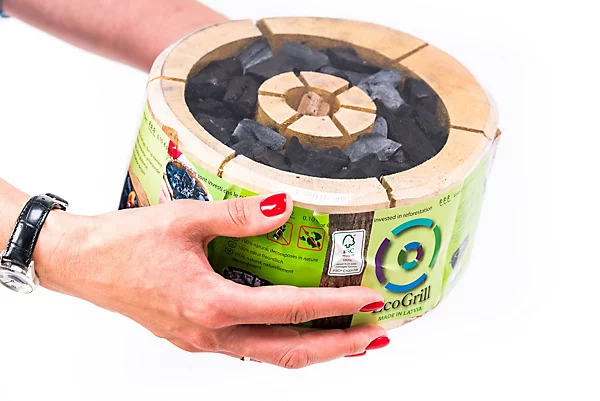 إيكو جريل شواية فحم خشبية للاستخدام مرة واحدة - خشبية-2