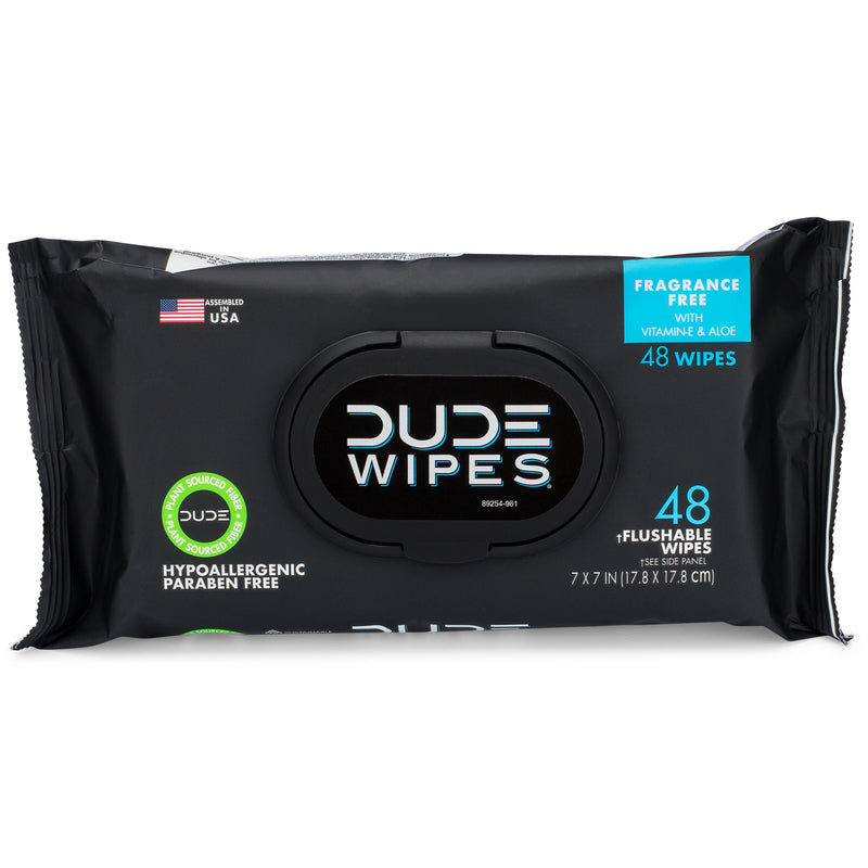 DUDE Wipes 1 Pack 48 Wipes Unscented ExtraLarge