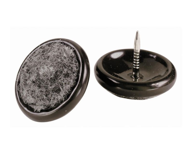 Carpet Base Mounting Screws, 1" - Black