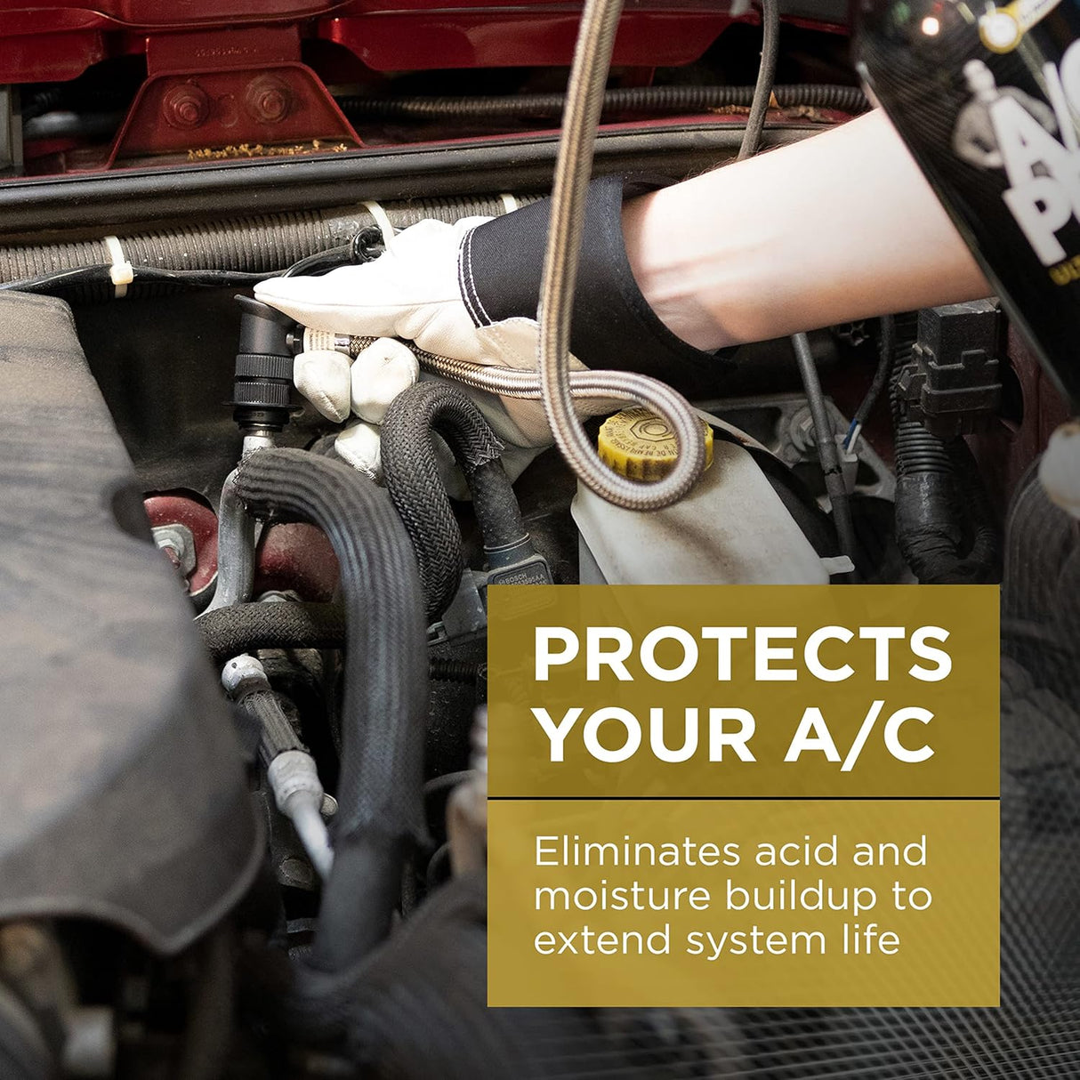 ايه سي برو مبرد R134A باللونين الأسود والرمادي 20 أونصة ACP100-S