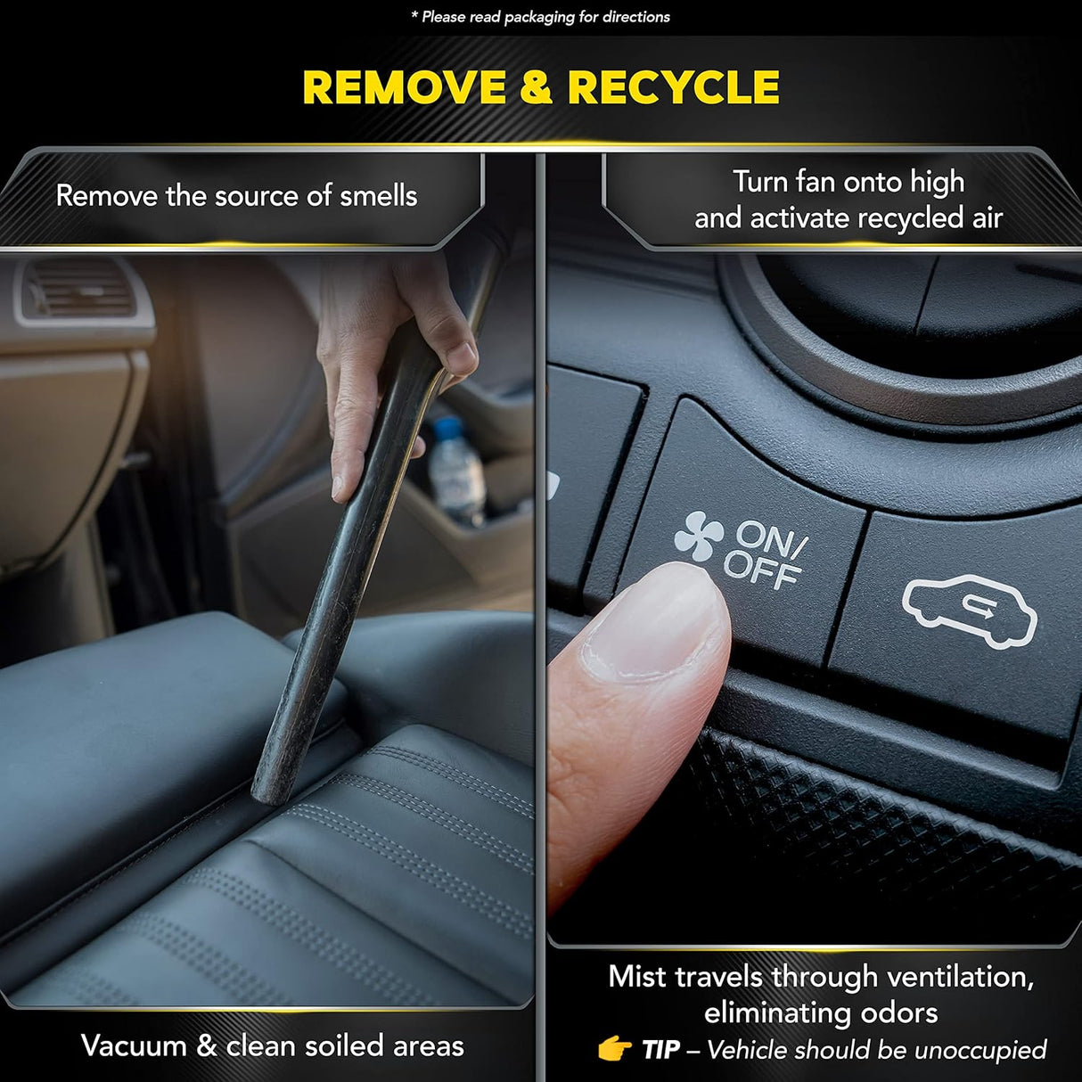 بخاخ مزيل الروائح الكريهة للسيارة بالكامل برائحة الكروم الاسود من ميجوارز - 57 جرام