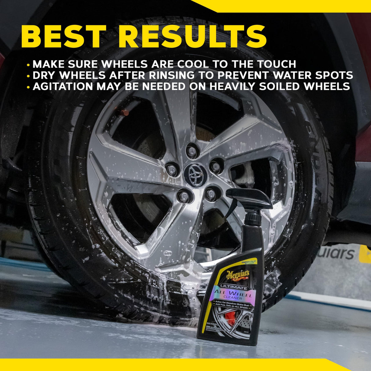 ماجوايرز ألتيميت – سبراي منظف لجميع الإطارات لتنظيف عميق وإزالة الأوساخ العنيدة – ٧٠٩ مل