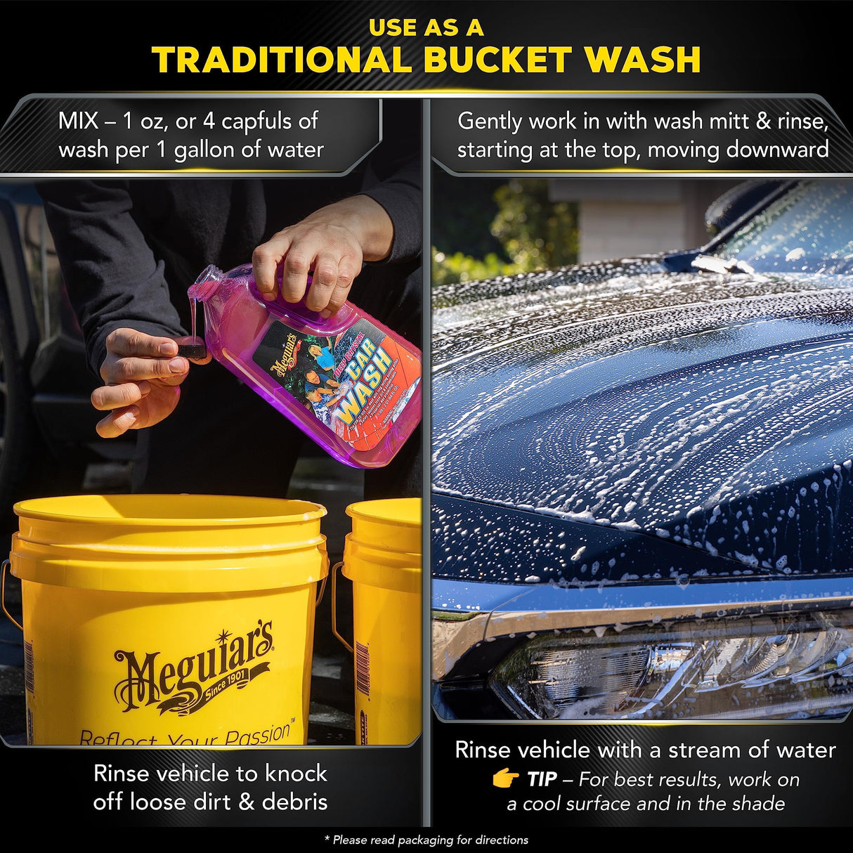 ماجوايرز ديب كريستال – سائل غسيل السيارات لتنظيف عميق ولمعان واضح – ١٨٩٠ مل