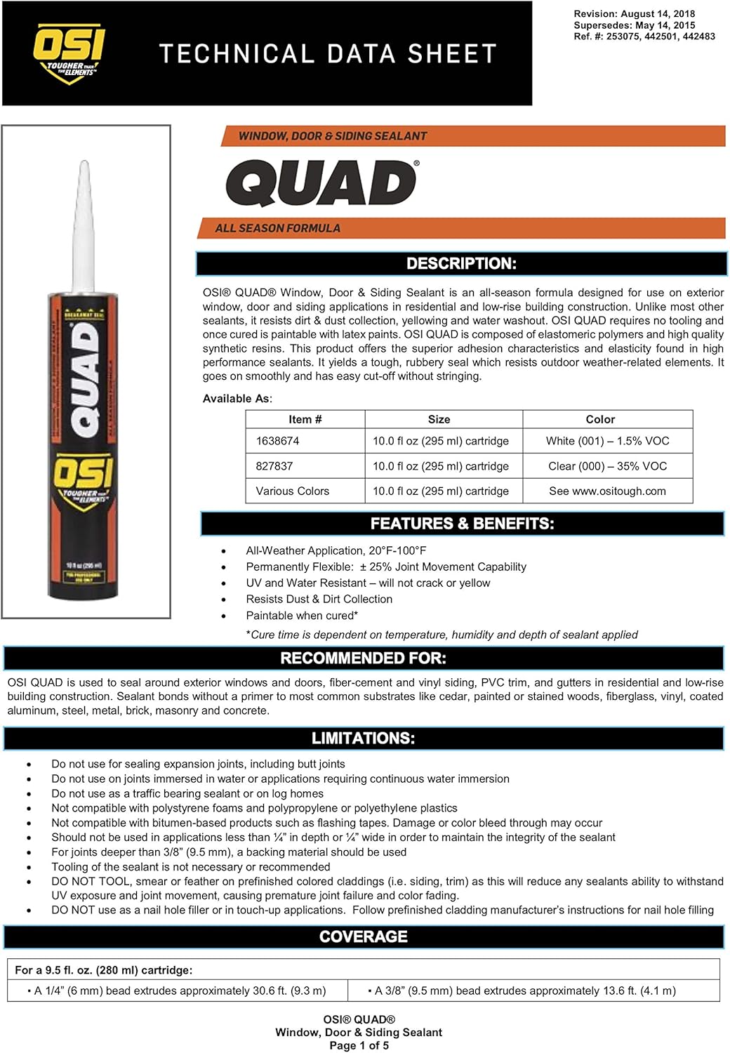 Loctite Advanced Quadruple Rubber Polymer Insulation, White, 10 oz