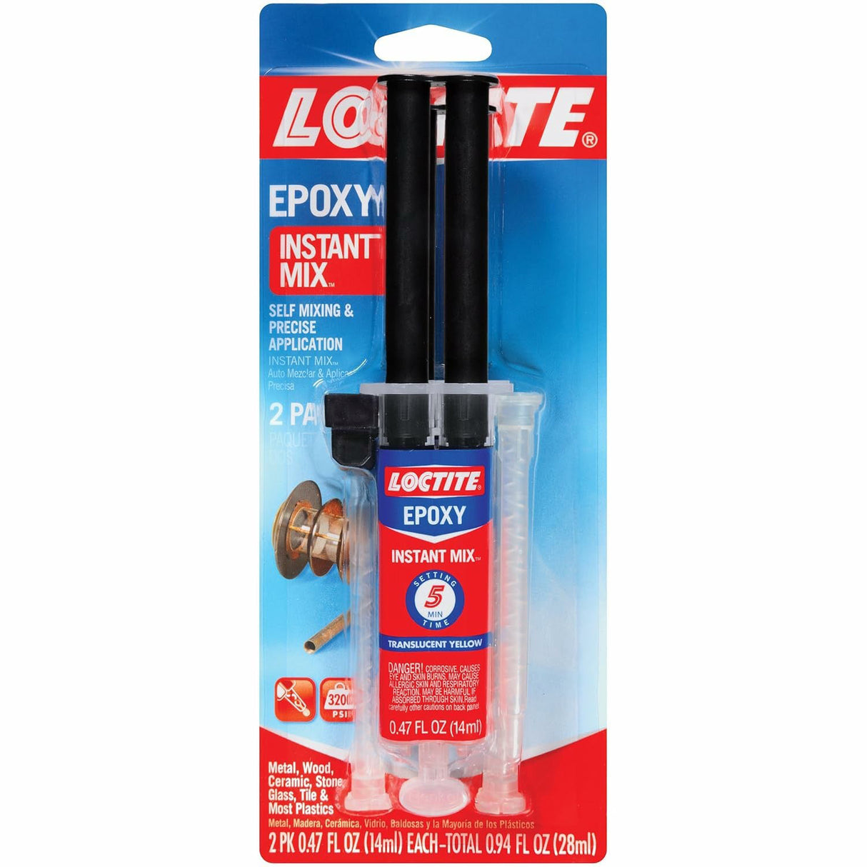 Loctite Fast Set Epoxy Adhesive, 0.47 oz