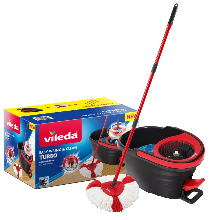 فيليدا ممسحة دوارة سهلة العصر والتنظيف (مقبض 3 قطع)