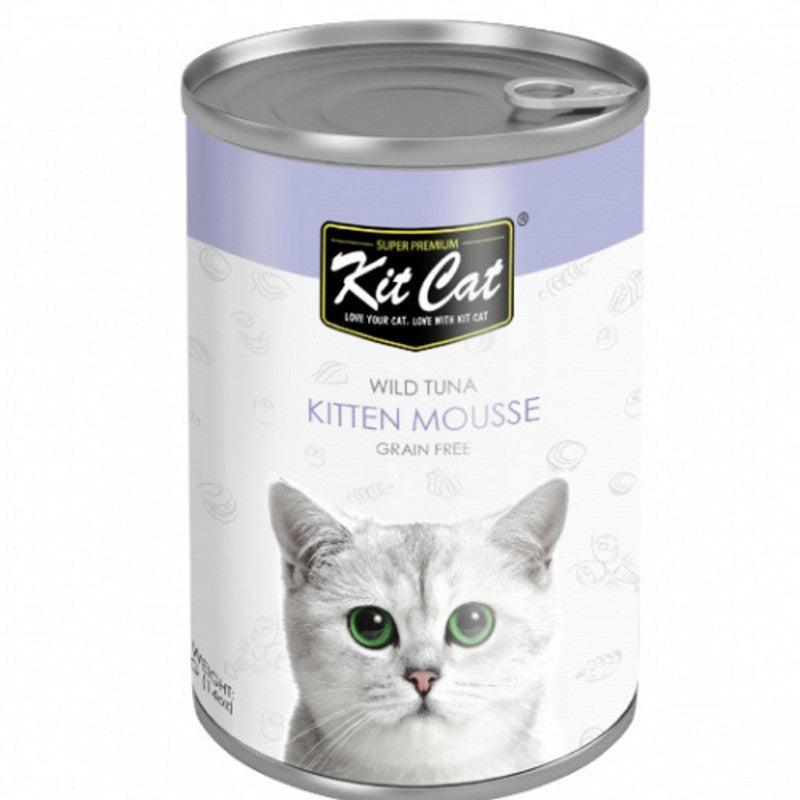 طعام للقطط كيت كات بطعم التونة البرية - 400 جرام