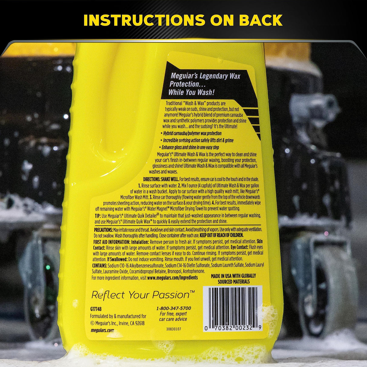 سائل شمع وغسيل السيارات التيميت من ميجوايرز - 1.4 لتر