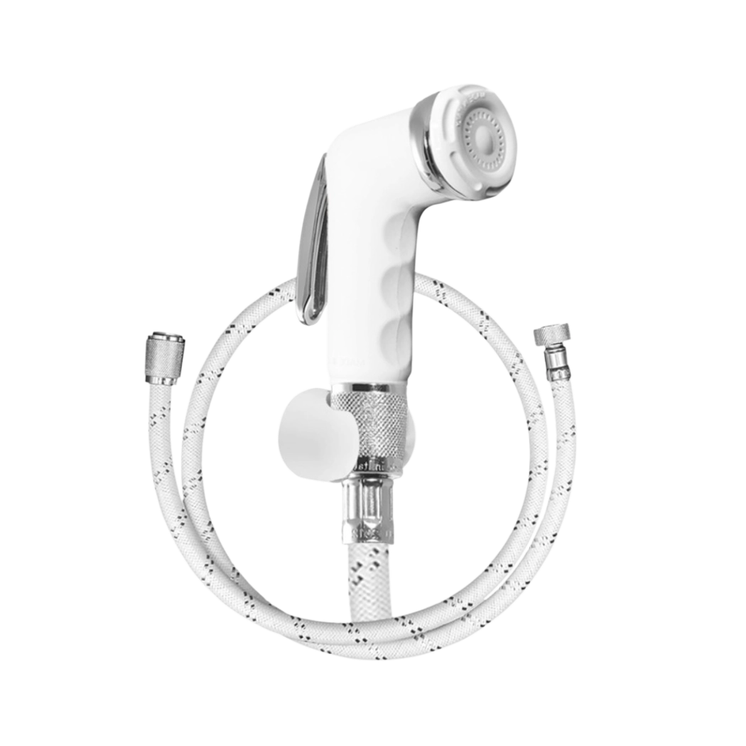 Toilet Hand Spray Shattaf With Hose & Hook Chrome