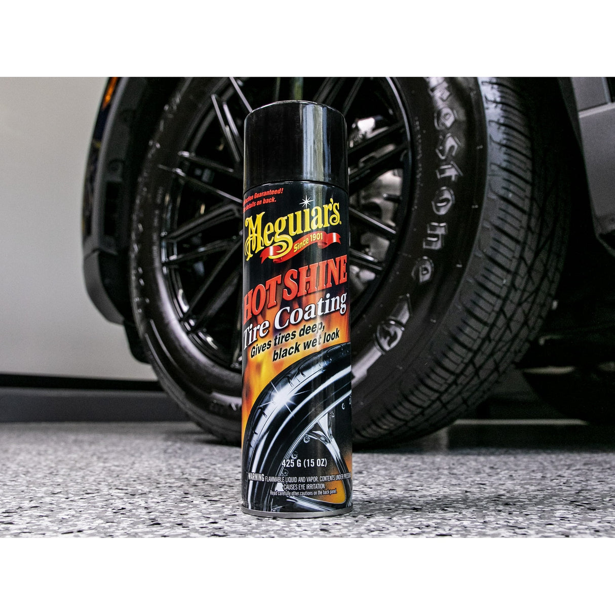 ماجوايرز هوت شاين – سبراي تلميع الإطارات شديد اللمعان لحماية ومظهر فاخر – ٤٢٥ مل
