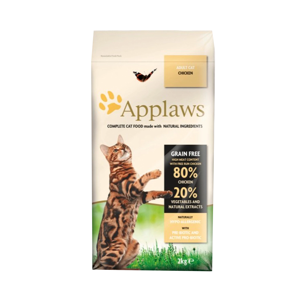 Applawz Chicken Flavor Cat Food - 2 kg