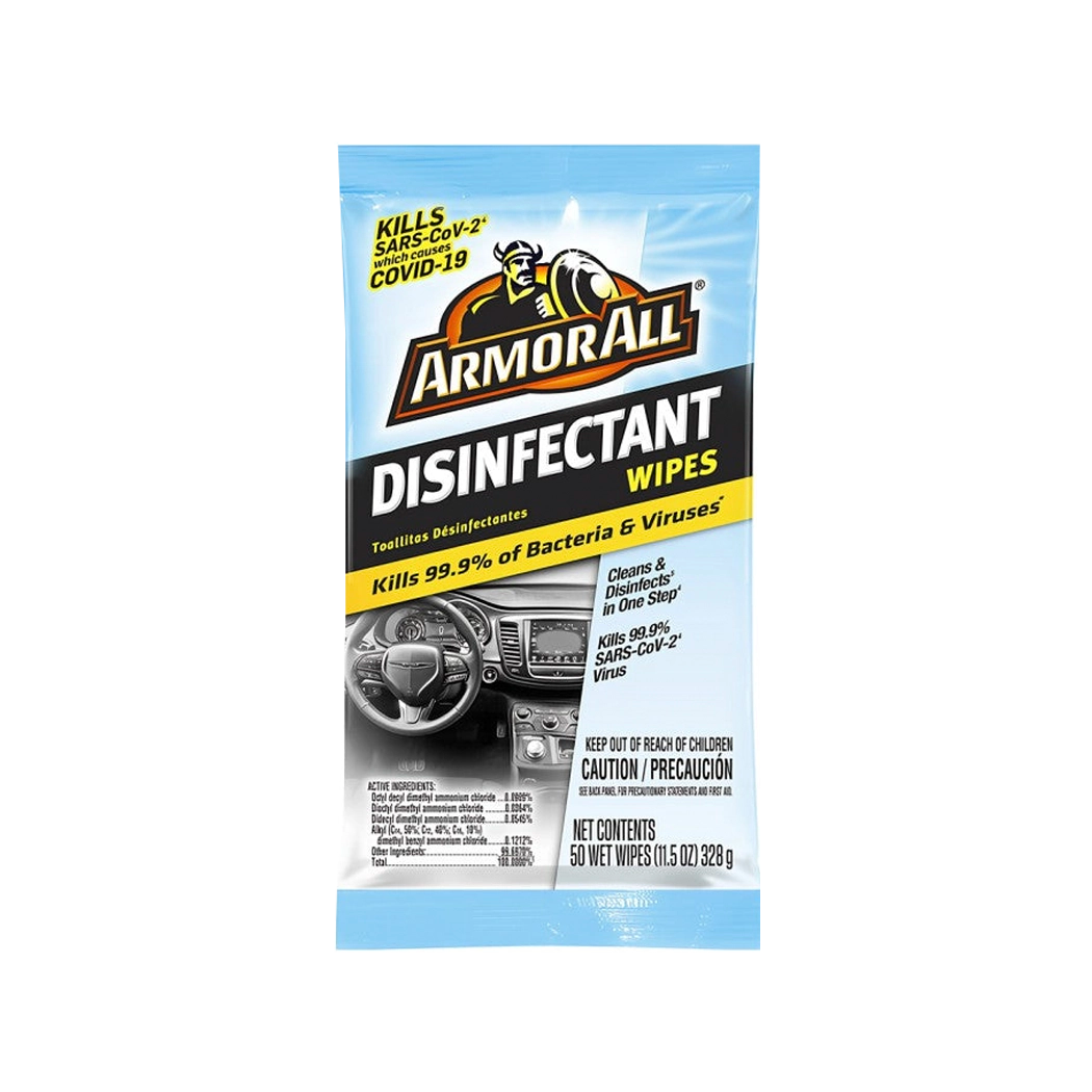 Armor All Disinfectant Wipes – 50 Count