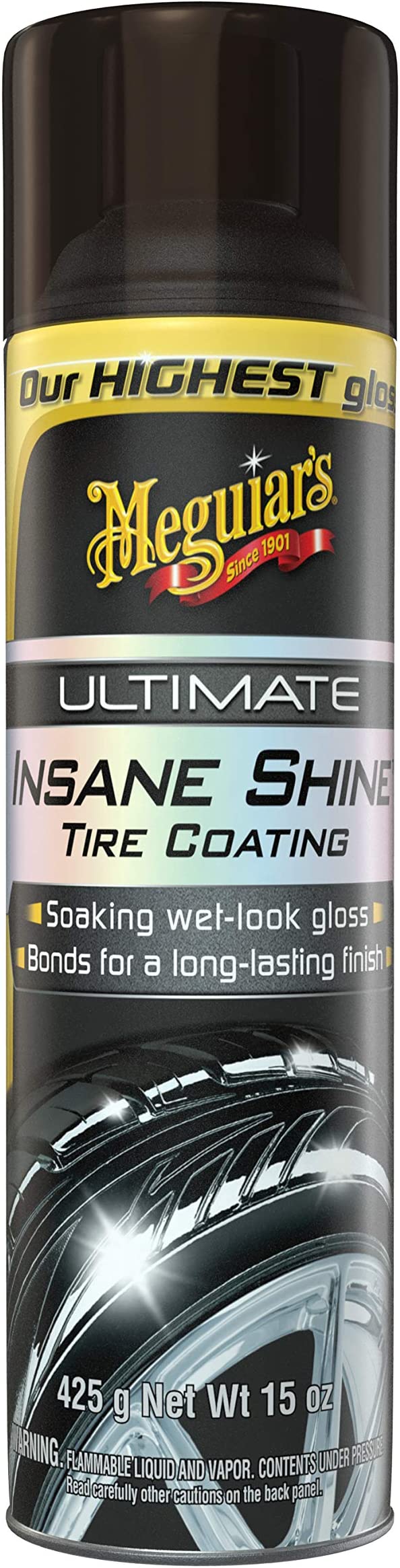 Meguiar's Ultimate Insigne Shine Tire Polish Spray - 425g