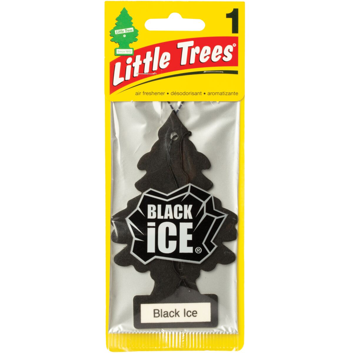 AIR FRESHENER BLACK ICE LITTLE TREE