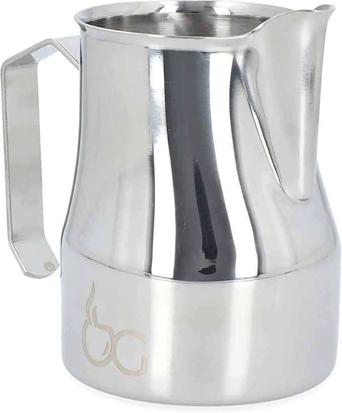 إبريق حليب باريستا جيني، 550 مل - فضي