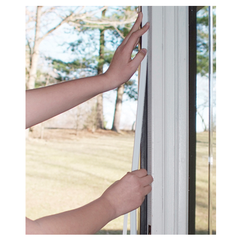 شريط عازل فروست كينج مطاطي ذاتي اللصق مقاس 3/4 × 5/16 بوصة × 10 قدم، اسود