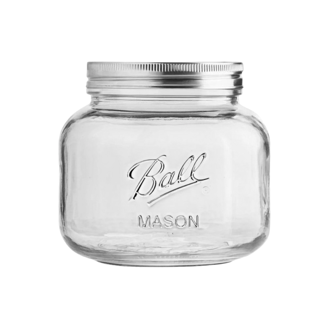 Ball Decorative Stainless Steel Jar Half Gallon