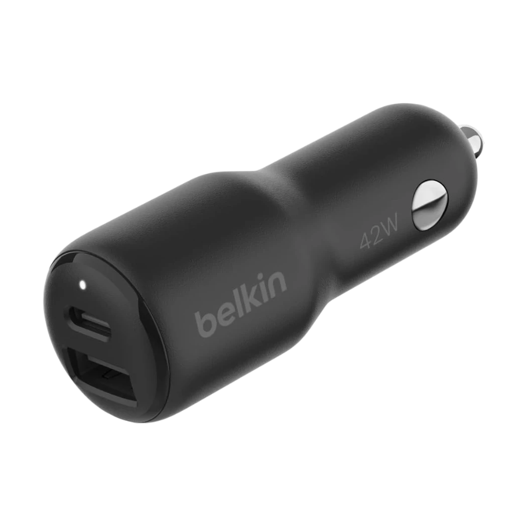 Belkin Car Charger with Dual USB Ports 42W – Black