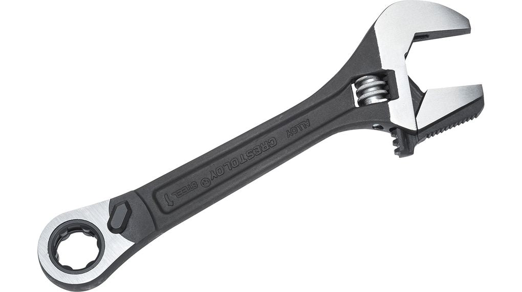 طقم مفاتيح ومقابس فولاذية قابلة للتعديل من كريسنت، 11 قطعة