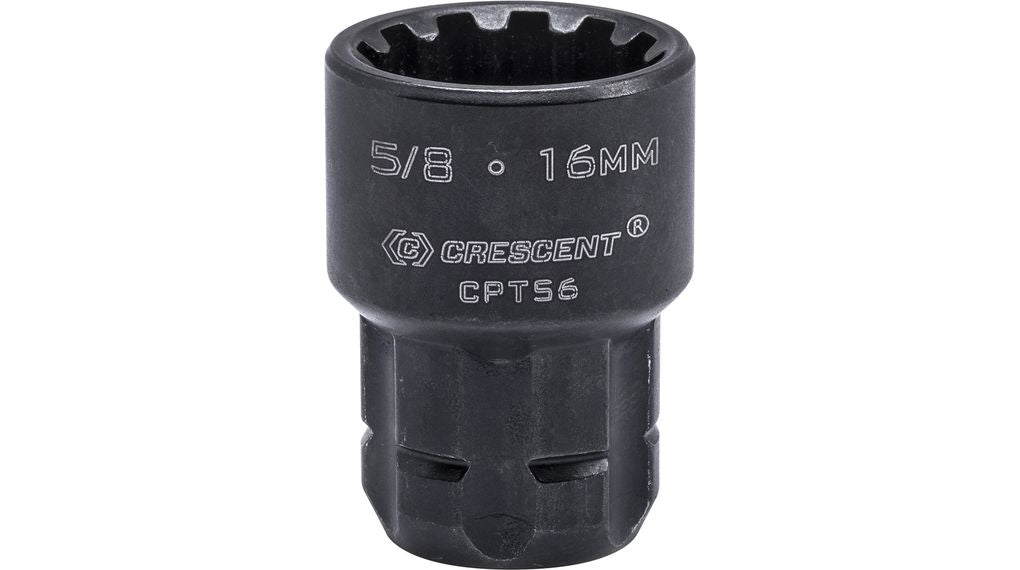 طقم مفاتيح ومقابس فولاذية قابلة للتعديل من كريسنت، 11 قطعة